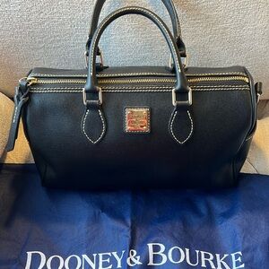 Dooney & Bourke Black Side Pocket Satchel